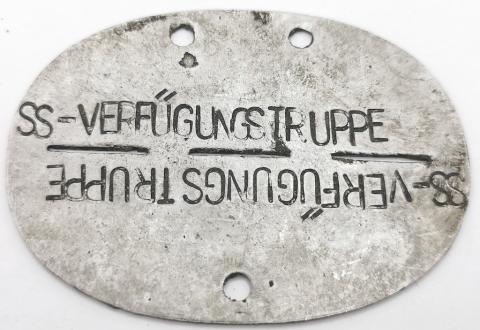 LAH LSSAH 1ST WAFFEN SS DIV SS-VT DOGTAG DOG TAG SS-Verfügungstruppe