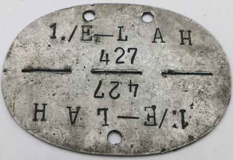 LAH LSSAH 1ST WAFFEN SS DIV SS-VT DOGTAG DOG TAG SS-Verfügungstruppe