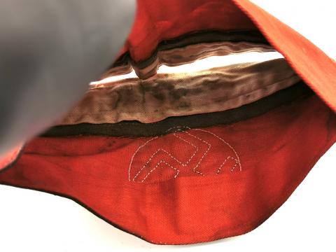 WW2 GERMAN AUTHENTIC MILITARY ORGANIZATION TODT FORCED LABOR TUNIC ARMBAND SWASTIKA