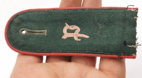 WW2 GERMAN NAZI PANZER GRENADIER SHOULDER BOARD UNIFORM TUNIC WAFFEN SS ORIGINAL FOR SALE DEALER