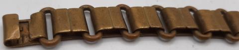 WW2 GERMAN NAZI RARE SWASTIKA CHAIN GORGET METAL BRACELET