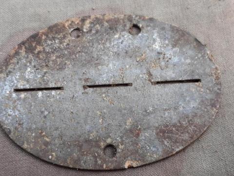 WW2 GERMAN NAZI WAFFEN SS 7th MOUNTAIN DIVISION PRINZ EUGEN ID DISC ERKENNUNGSMARKE DOGTAG DOG TAG