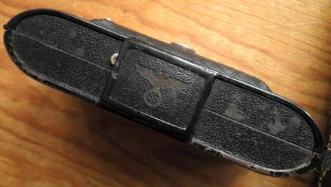 WW2 GERMAN NAZI RARE WAFFEN SS FOLDING CAMERA FROM PRAGUE SS SCHOOL