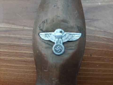 WAFFEN SS SA NSKK N.S.K.K DAGGER WOODEN HANDLE GRIP PART EARLY TRANSITIONAL ORIGINAL ROHM HONOR CHAINED
