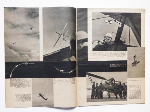 WW2 GERMAN NAZI THIRD REICH ARMY MAGAZINE DIE WEHRMACHT AIRPLANE AIRCRAFT PILOT LW