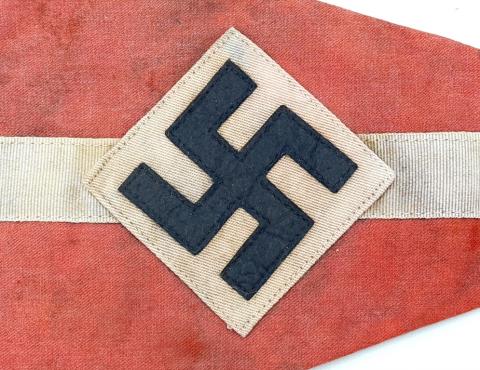 WW2 GERMAN NAZI THIRD REICH HITLER YOUTH HJ PENNANT FLAG 