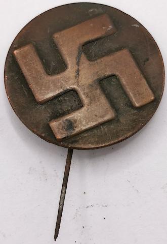 WW2 GERMAN NAZI THIRD REICH PARTISAN NSDAP SWASTIKA STICK PIN