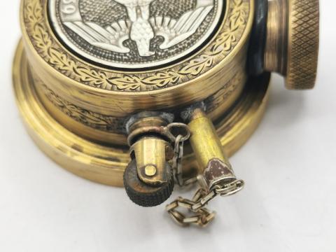 WW2 GERMAN NAZI UNIQUE CUSTOM MADE WORKING LIGHTER WITH SWASTIKA REICH EAGLE WAFFEN SS