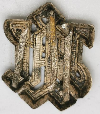 WAFFEN SS 1ST DIVISION Leibstandarte SHOULDER BOARD METAL PIN LAH THIRD REICH ADOLF HITLER PROTECTION DIVISION