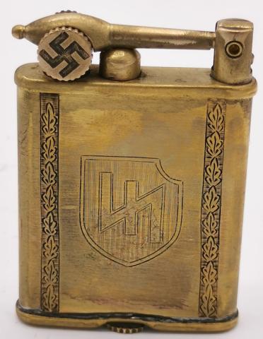 WW2 GERMAN NAZI WAFFEN SS 2ND DIVISION DAS REICH PANZER DIVISION LIGHTER ORIGINAL