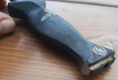 ORIGINAL SALE WAFFEN SS DAGGER WOODEN GRIP HANDLE EICKHORN BOKER PUMA SOLINGEN RZM CHAINED M33 M36
