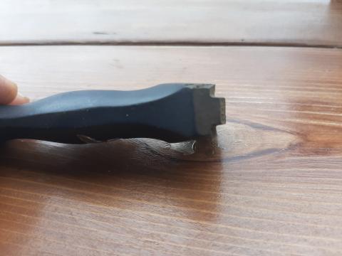 SS DAGGER WOODEN HANGER GRIP PART EARLY DAGUE ALLEMANDE A VENDRE ORIGINAL