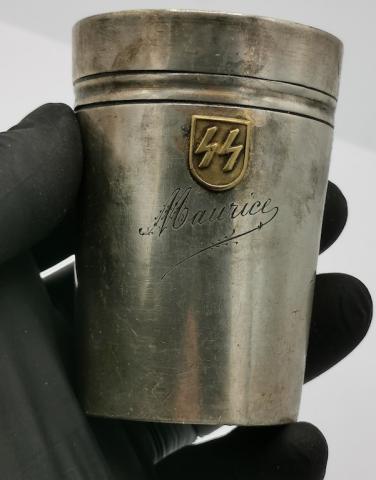 WW2 GERMAN NAZI WAFFEN SS FRENCH SS PARTISAN SILVERWARE