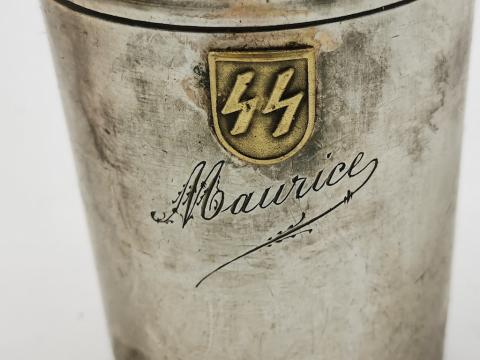 WW2 GERMAN NAZI WAFFEN SS FRENCH SS PARTISAN SILVERWARE