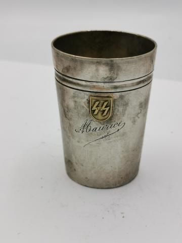 WW2 GERMAN NAZI WAFFEN SS FRENCH SS PARTISAN SILVERWARE