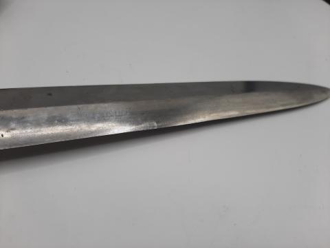 ORIGINAL UNMARKED CHAIN SS M36 UNMARKED CHAINED DAGGER WITH PORTEPEE