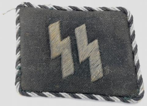 WW2 GERMAN NAZI WAFFEN SS OFFICER COLLAR TAB SET TUNIC TOTENKOPF PANZER LAH DAS REICH