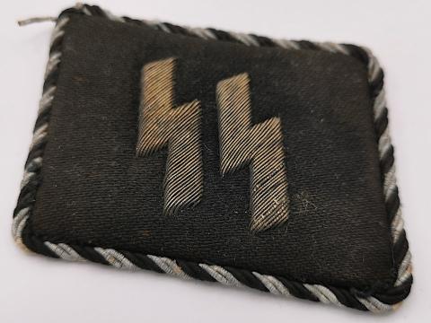 WW2 GERMAN NAZI WAFFEN SS OFFICER COLLAR TAB SET TUNIC TOTENKOPF PANZER LAH DAS REICH