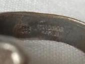 WW2 GERMAN NAZI WAFFEN SS SILVER 800 RING MARKED