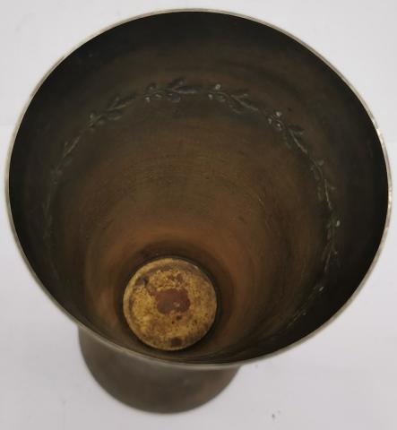 WW2 GERMAN NAZI WAFFEN SS TOTENKOPF SKULL SILVERWARE CUP ALLACH ORIGINAL MILITARIA