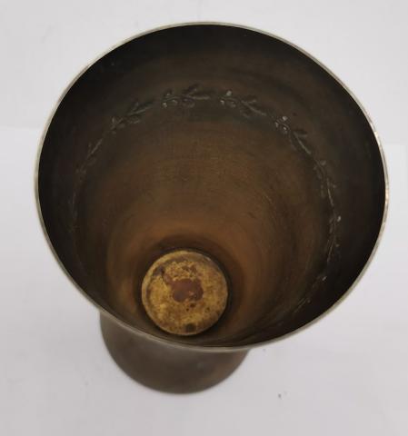 WW2 GERMAN NAZI WAFFEN SS TOTENKOPF SKULL SILVERWARE CUP ALLACH ORIGINAL MILITARIA