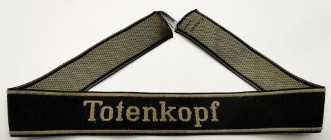 WW2 GERMAN NAZI WAFFEN SS TOTENKOPF TUNIC REMOVED BEVO CUFF TITLE CUFFTITLE ORIGINAL WW2 GERMAN NAZI WAFFEN SS TOTENKOPF TUNIC REMOVED BEVO CUFF TITLE CUFFTITLE ORIGINAL
