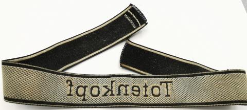 WW2 GERMAN NAZI WAFFEN SS TOTENKOPF TUNIC REMOVED BEVO CUFF TITLE CUFFTITLE ORIGINAL WW2 GERMAN NAZI WAFFEN SS TOTENKOPF TUNIC REMOVED BEVO CUFF TITLE CUFFTITLE ORIGINAL