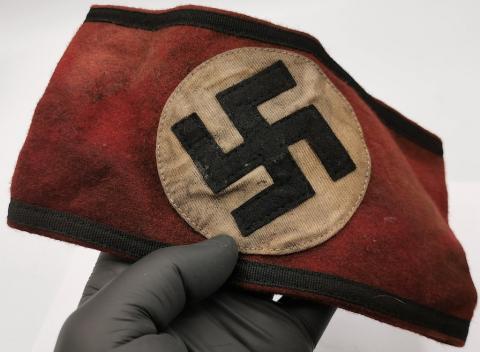WW2 GERMAN NAZI WAFFEN SS TUNIC ARMBAND TOTENKOPF ALLGEMEINE PANZER LAH LSSAH
