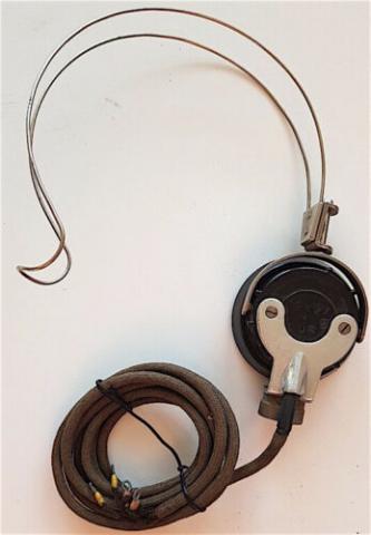 WW2 GERMAN PANZER WAFFEN SS TOTENKOPF WEHRMACHT HEADPHONES MIC MANNEQUIN KIT TK