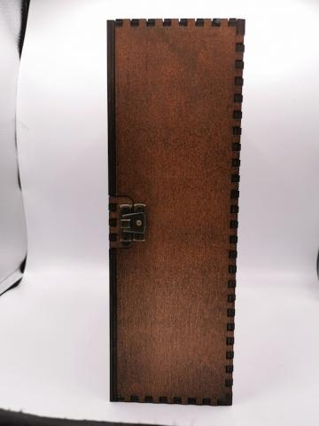 POST WAR 3-PIECES WHISKY SET IN WOODEN CASE STAMPED WAFFEN SS - AMAZE YOUR FRIENDS !!