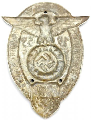 WW2 GERMAN NAZI 1933 Dresden EARLY III REICH BADGE PLATE NSDAP WORKERS