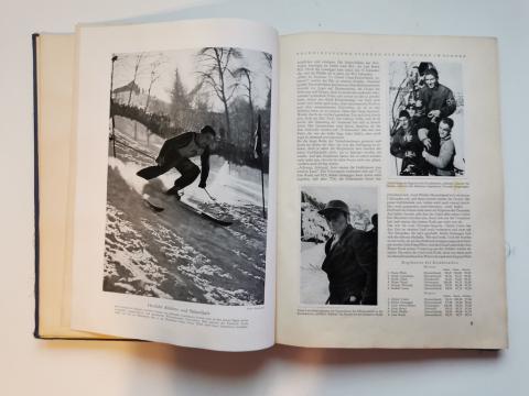 WW2 GERMAN NAZI 1936 BERLIN OLYMPICS ADOLF HITLER NSDAP THIRD REICH SET 2 TOMES BOOKS