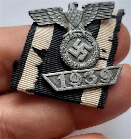 WW2 GERMAN NAZI 2ND CLASS SPANGE OF THE IRON CROSS MEDAL AWARD Funcke & Bruninghaus L/56 ORIGINAL FOR SALE MILITARY DEALER