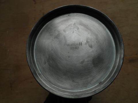 WW2 GERMAN NAZI WAFFEN SS TOTENKOPF DIVISION SILVERWARE MUG SS SKULL ORIGINAL MILITARIA SELLER FOR SALE