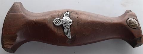 NAZI EARLY SA NSKK N.S.K.K WOODEN HANGER GRIP DAGGER HANDLE TRANSITIONAL LATE ORIGINAL SALE