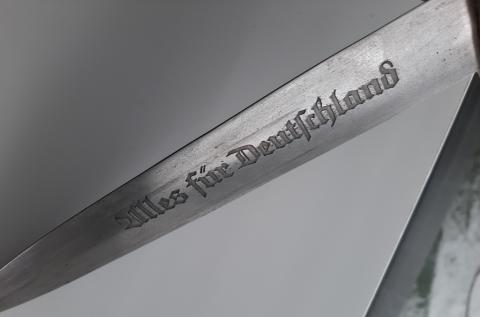 WW2 GERMAN NAZI original for sale EARLY NSKK DAGGER Wester Butz RARITY 10/10 N.S.K.K rare maker
