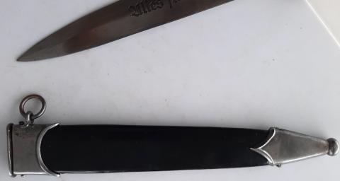 WW2 GERMAN NAZI original for sale EARLY NSKK DAGGER Wester Butz RARITY 10/10 N.S.K.K rare maker