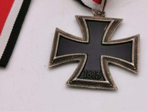 WW2 GERMAN NAZI KNIGHT CROSS OF THE IRON CROSS MEDAL AWARD DOCUMENT RECIPIENT waffen ss officer