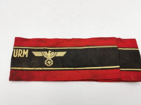 WW2 GERMAN NAZI LATE WAR DEUTSCHER VOLKSSTURM WEHRMACHT TUNIC ARMBAND