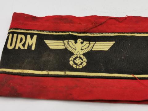 WW2 GERMAN NAZI LATE WAR DEUTSCHER VOLKSSTURM WEHRMACHT TUNIC ARMBAND