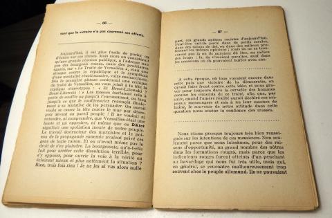 ADOLF HITLER MEIN KAMPF BOOK FRENCH EDITION RARE OLD MON COMBAT FRANCAIS LIVRE VIEUX