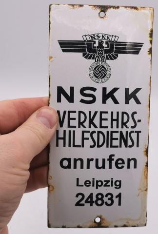 WW2 GERMAN NAZI NSKK N.S.K.K MOTORCYCLE CLUB WALL PANEL SIGN