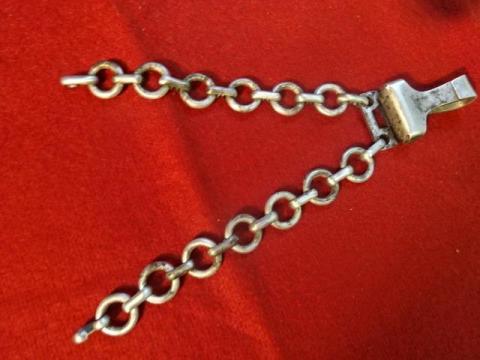 WW2 GERMAN NAZI RARE EARLY HIGH LEADER NPEA CHAINED DAGGER ORIGINAL SCABBARD CHAIN MARKED