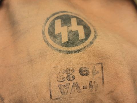 WW2 GERMAN NAZI RARE EARLY WAFFEN SS ALLGEMEINE 30S KRATCHEN CAP WITH EARLY SKULL AND INSIGNIAS, MARKED