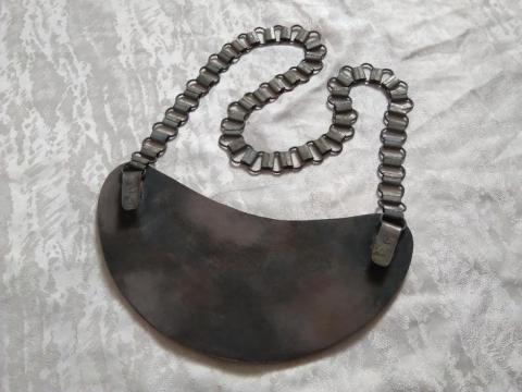WW2 GERMAN NAZI RARE WAFFEN SS GORGET UNIFORM RZM ORIGINAL POLIZEI