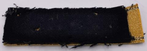 WW2 GERMAN NAZI WAFFEN SS WEHRMACHT PANZER TANK DESTRUCTION PATCH BADGE IN GOLD TUNIC UNIFORM SLEEVE