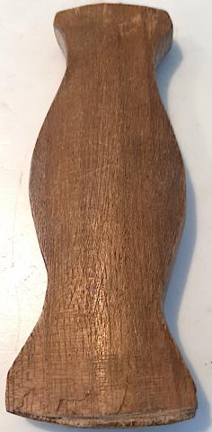 WW2 GERMAN NAZI SA NSKK N.S.K.K UNFINISHED HANDLE WOODEN GRIP FOR DAGGER NO PIN