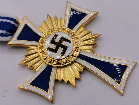 WW2 GERMAN NAZI SET OF BRONZE SILVER AND GOLD MOTHER CROSS MEDAL AWARD SET