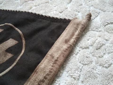 WW2 GERMAN NAZI WAFFEN SS CAR FLAG PENNANT RZM TOTENKOPF PANZER ALLGEMEINE SS HIMMLER
