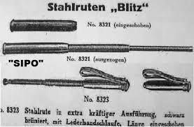 WW2 GERMAN NAZI WAFFEN SS CONCENTRATION CAMPS KAPO POLIZEI POLICE D.R.G.M STICK TRUNCHEON SIPO